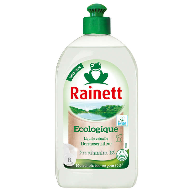 Rainett Liquide Vaisselle Main Écologique Dermosensitive 500 Ml