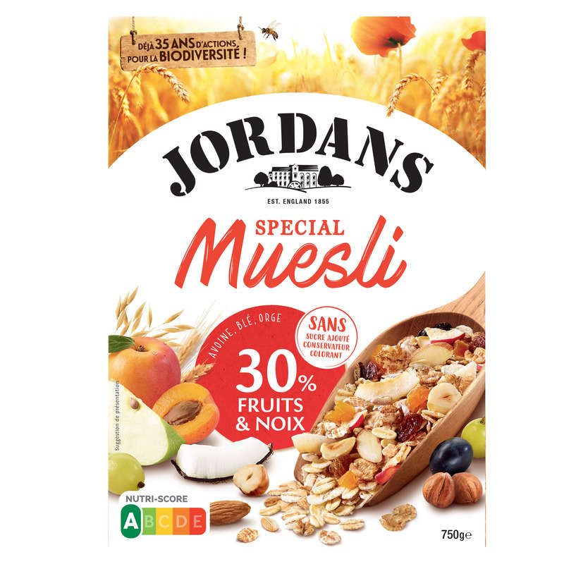 Jordans Special Muesli 30% Fruits & Noix 750G