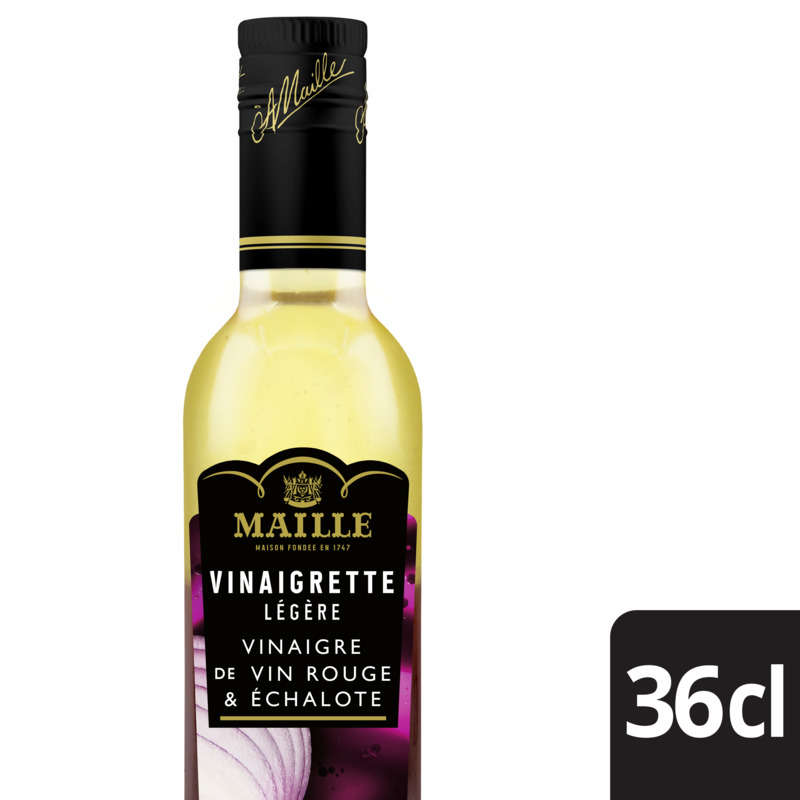 Maille Light Vinaigrette Red Wine Vinegar & Shallots 36 cl