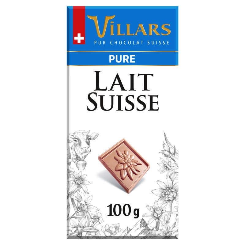 Villars Swiss Milk Chocolate 100g