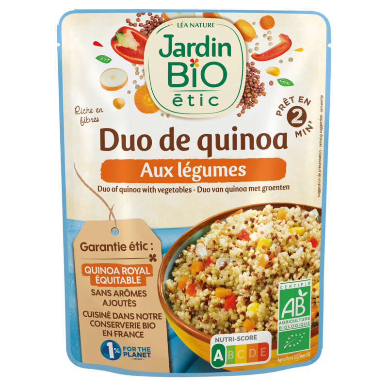 Organic garden quinoa duo with vegetables 250g