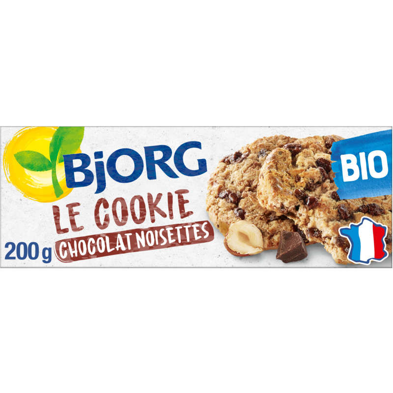 Bjorg Cookies Chocolat Noisette Bio 200G