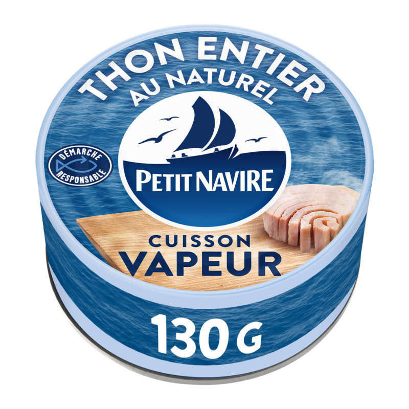 Small Ship Natural Steamed Tuna 130G