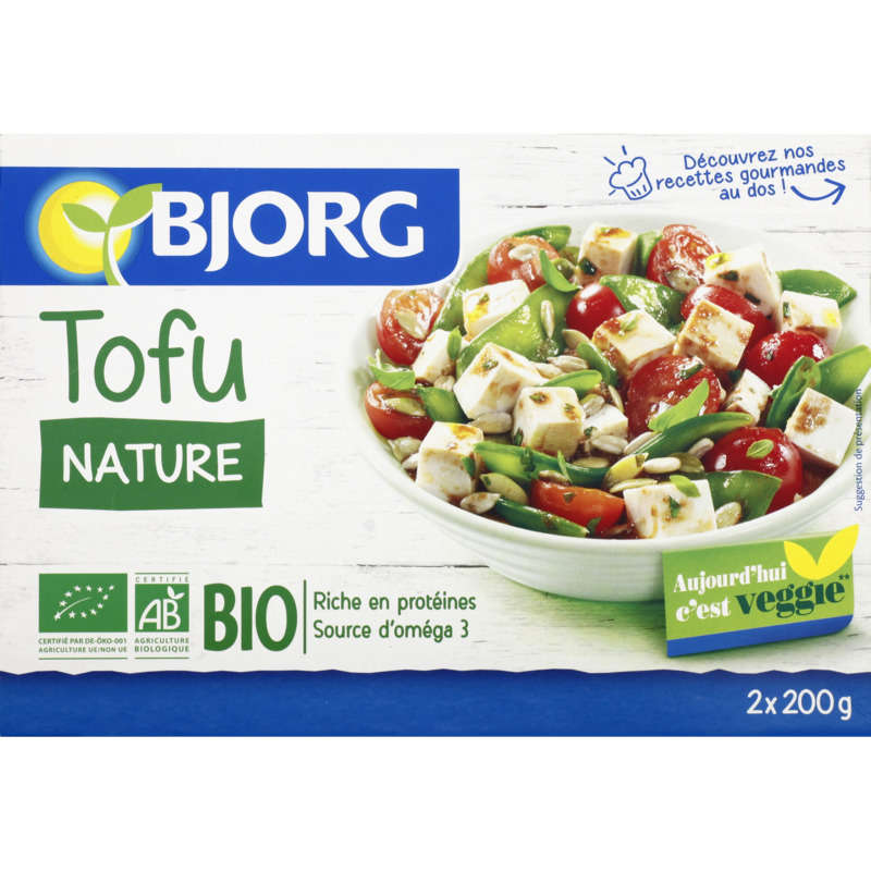 Bjorg Tofu Nature Organic 2 x 200g