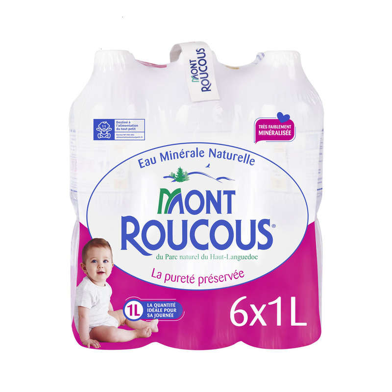 1L Mont Roucous Eau Minerale 1L