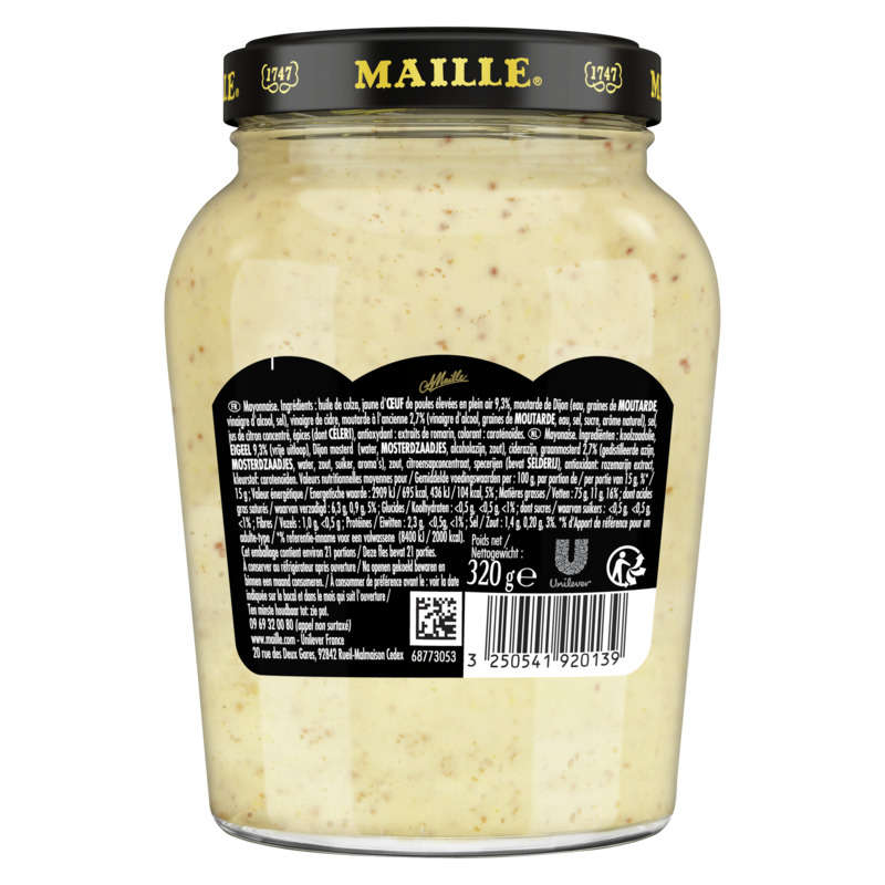 Maille Mayonnaise Fins Gourmets Bocal 300g