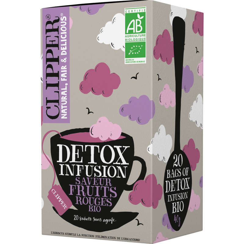 Clipper Infusion Détox Bio 20 Sachets 40g