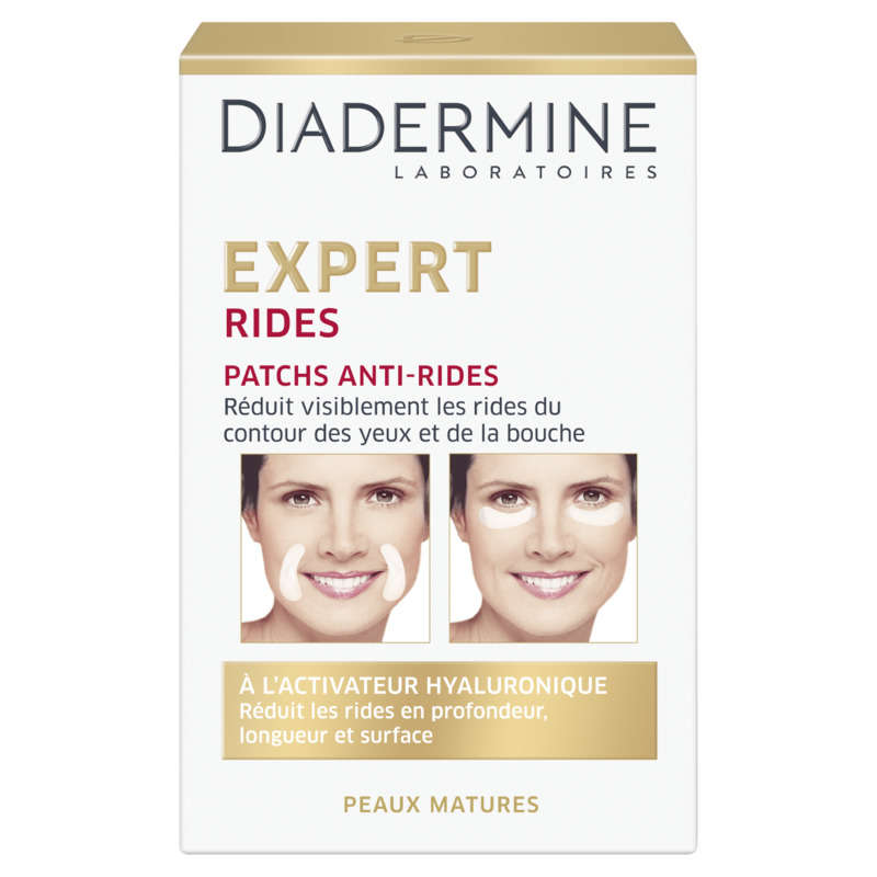 Diadermine Patchs Anti- Rides Visage Expert Rides 3D 12 Patchs