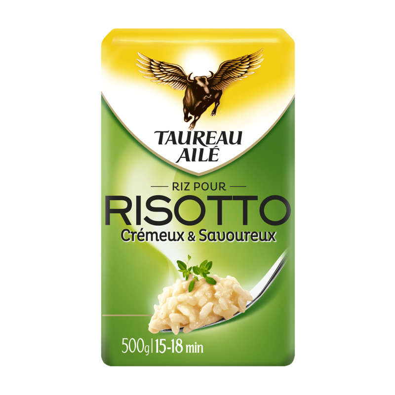 Taureau Ailé Riz pour Risotto Crémeux & Savoureux 500g