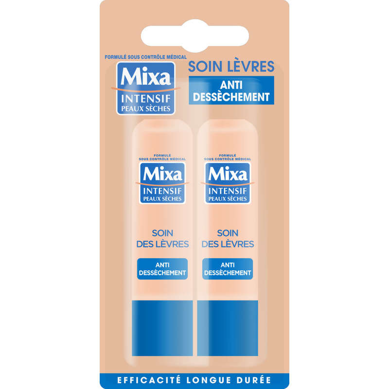 Mixa Anti-dryness Lip Balm x2