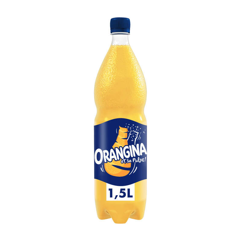 Orangina Carbonated Fruit Drink 1.5 L Bottle