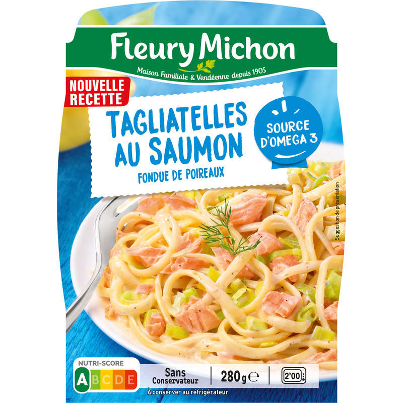 Fleury Michon Tagliatelles Au Saumon Crème Ciboulette 280 G