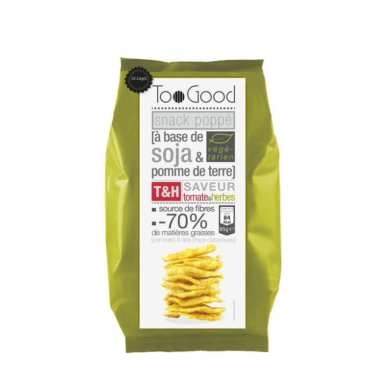 Toogood Snacks poppé Tomate et Herbes 85g