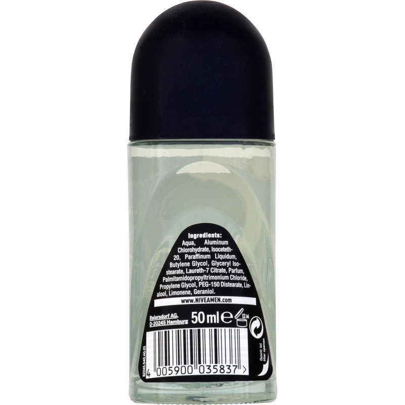 Nivea Men Roll-on Deodorant Black And White 50Ml