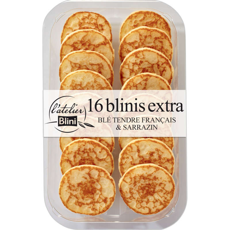 Atelier Blini Blinis Frais Au Blé Tendre 135G