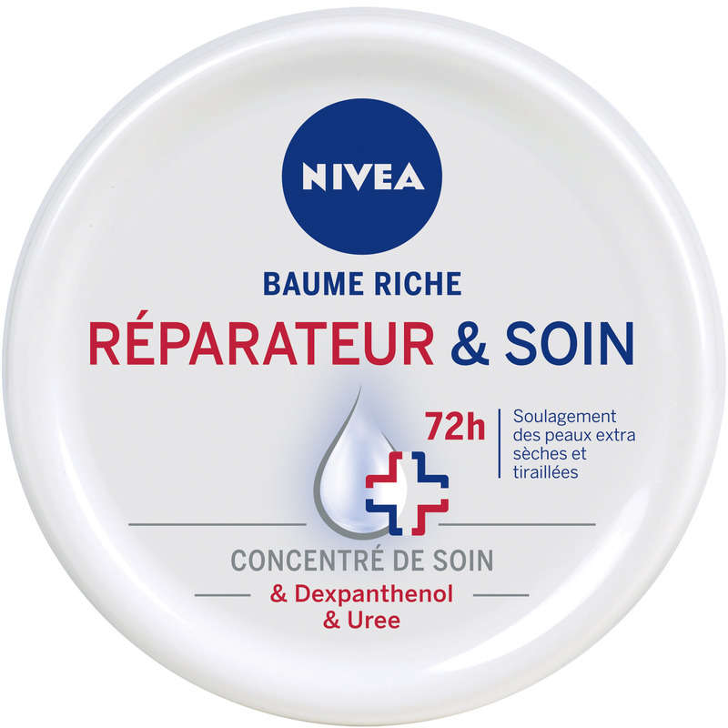 Nivea Baume Riche, Réparateur Et Soin, 48H, Peaux Désséchées Ou Abîmées 300Ml