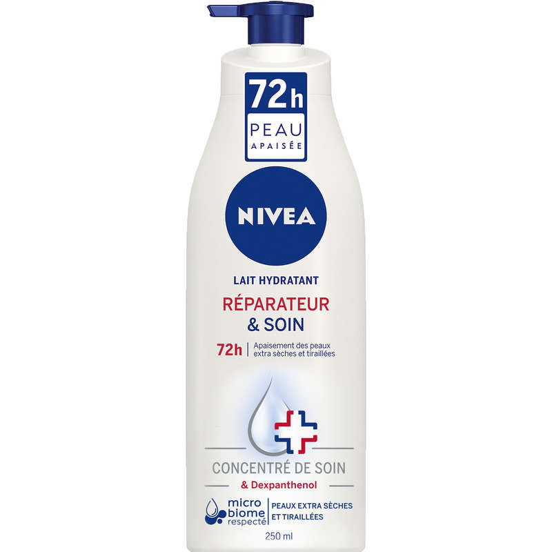 Nivea lait corps hydratant réparateur&soin 250ml