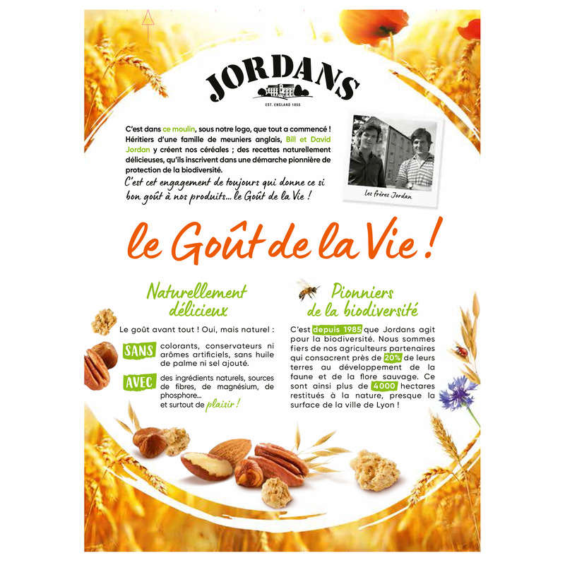 Jordans Céréales Country Crisp 4 Noix 550G