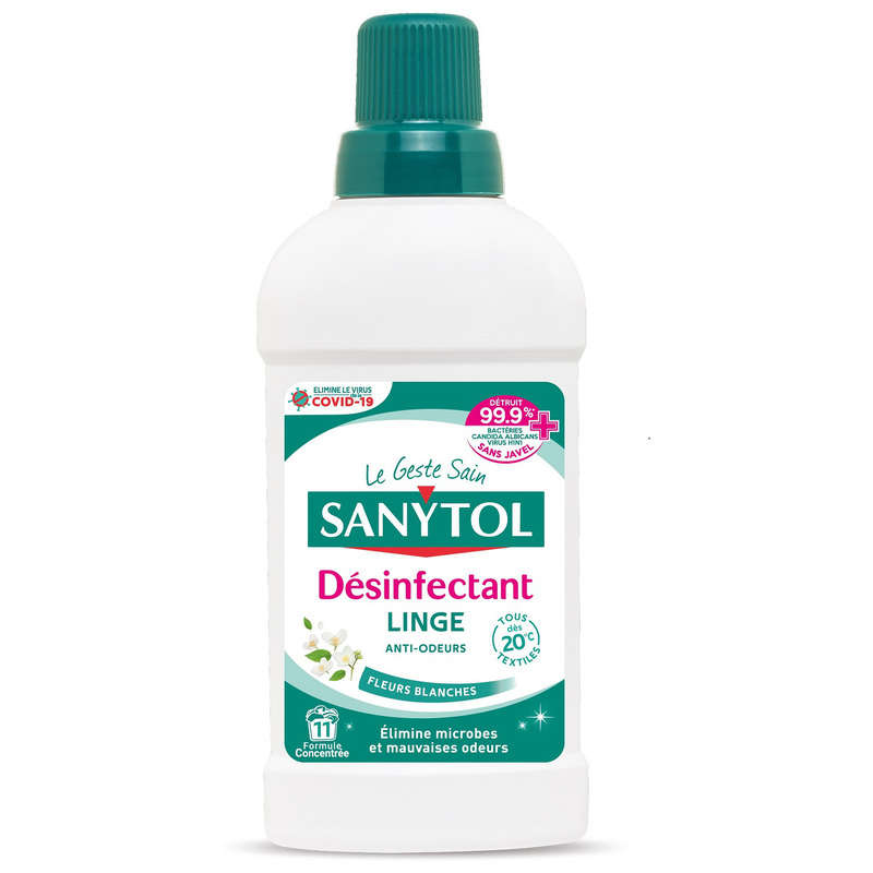 Sanytol Désinfectant Du Linge, Formule Concentrée, Sans Javel 0,5L