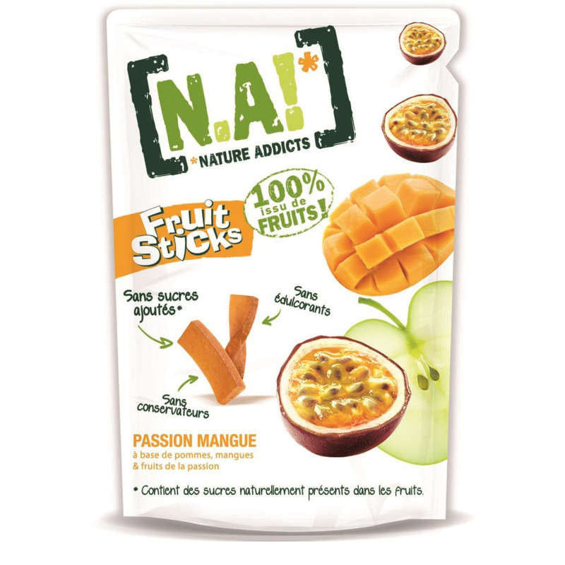 N.A! Sticks De Fruits À Base De Concentrés Mangue 40G