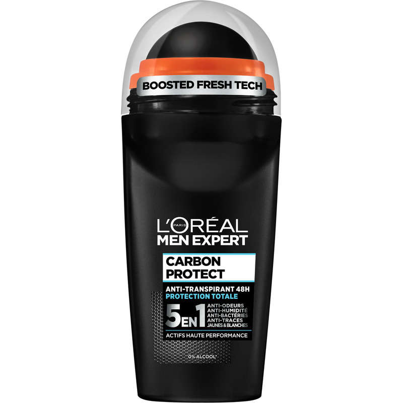 Men Expert Déodorant Homme Bille 48h Carbon Protect 5en1 50ml