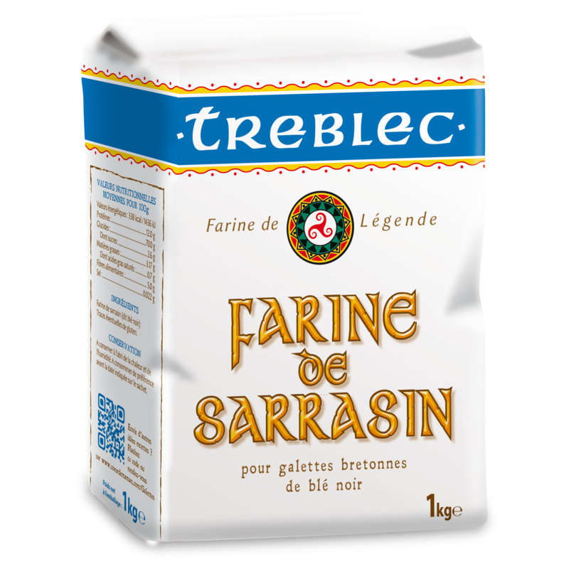 Treblec Farine de sarrasin dit blé noir 1kg