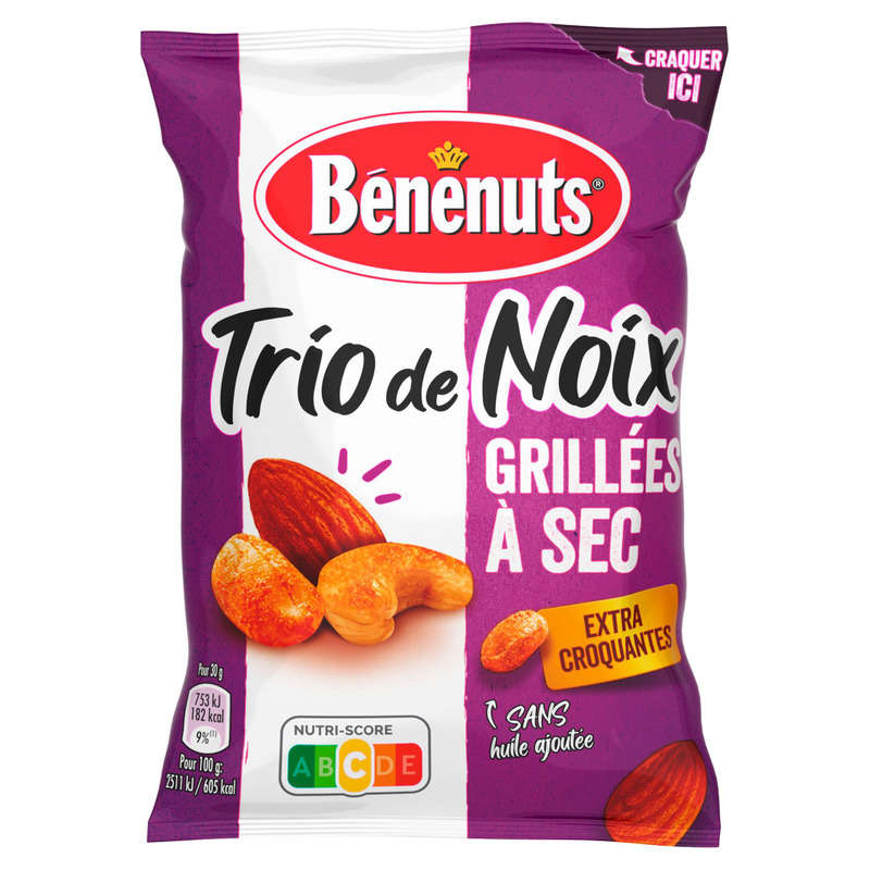 BENENUTS Mélange Grillé à Sec le Sachet de 100g