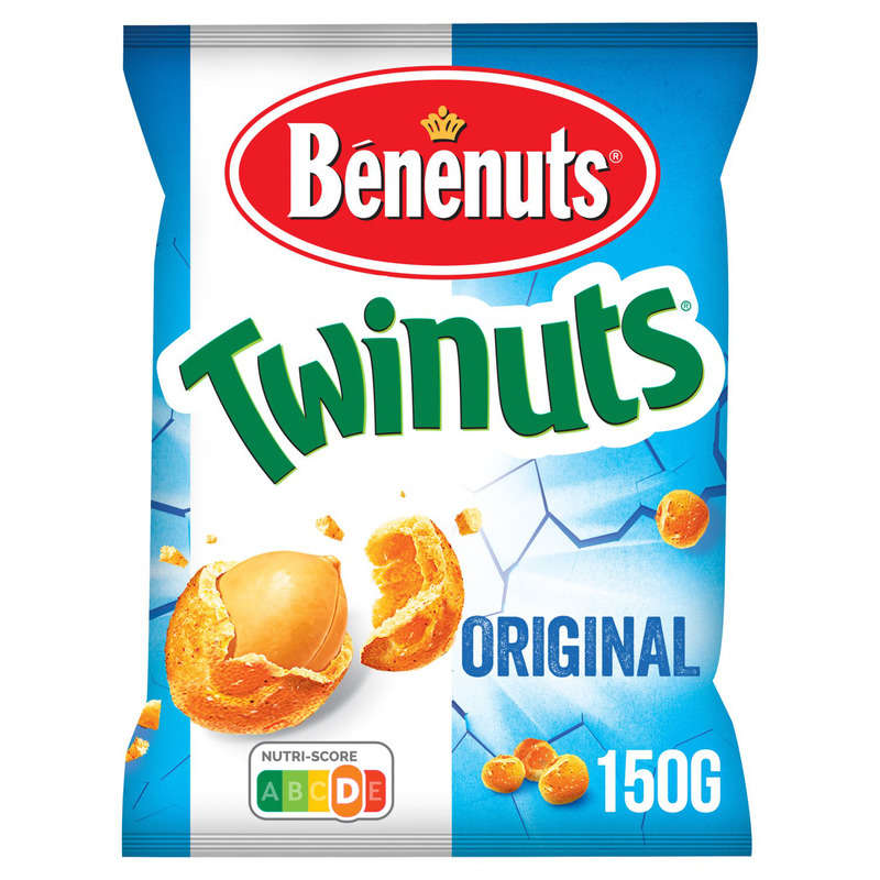 Bénénuts Twinuts Cacahuètes Goût salé 150 g