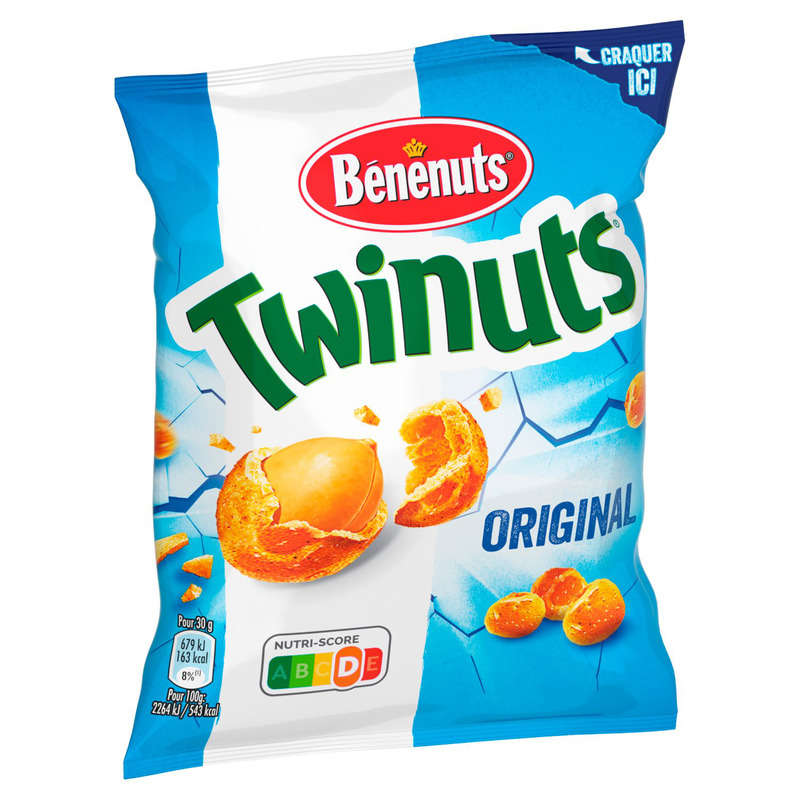 Bénénuts Twinuts Cacahuètes Goût salé 150 g