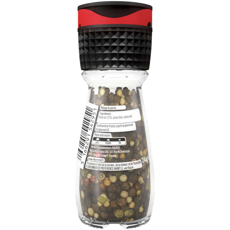 Ducros 3 Pepper Mill 34G