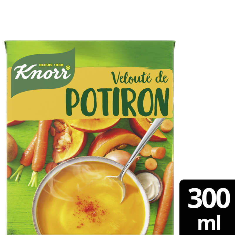 Knorr Les Classiques Soupe Liquide Velouté Potiron Crème Fraîche 30cl