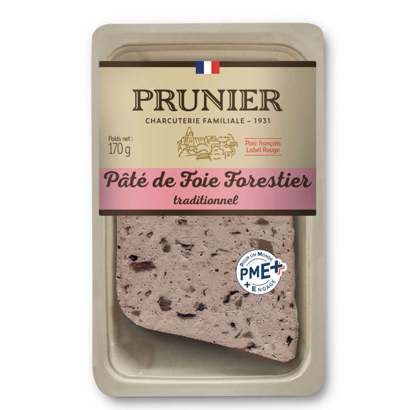 Maison Prunier Pâté De Foie Forestier, Recette Traditionnelle 170G