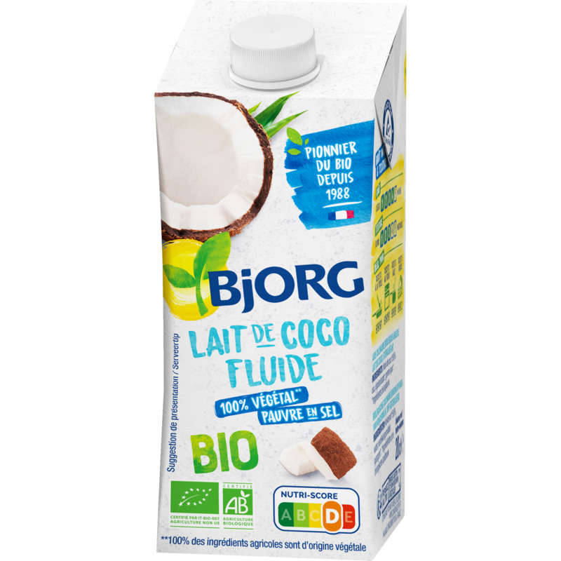 Bjorg Lait de coco fluide bio 200ml