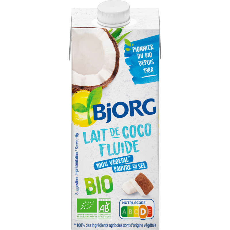 Bjorg Lait de coco fluide bio 200ml