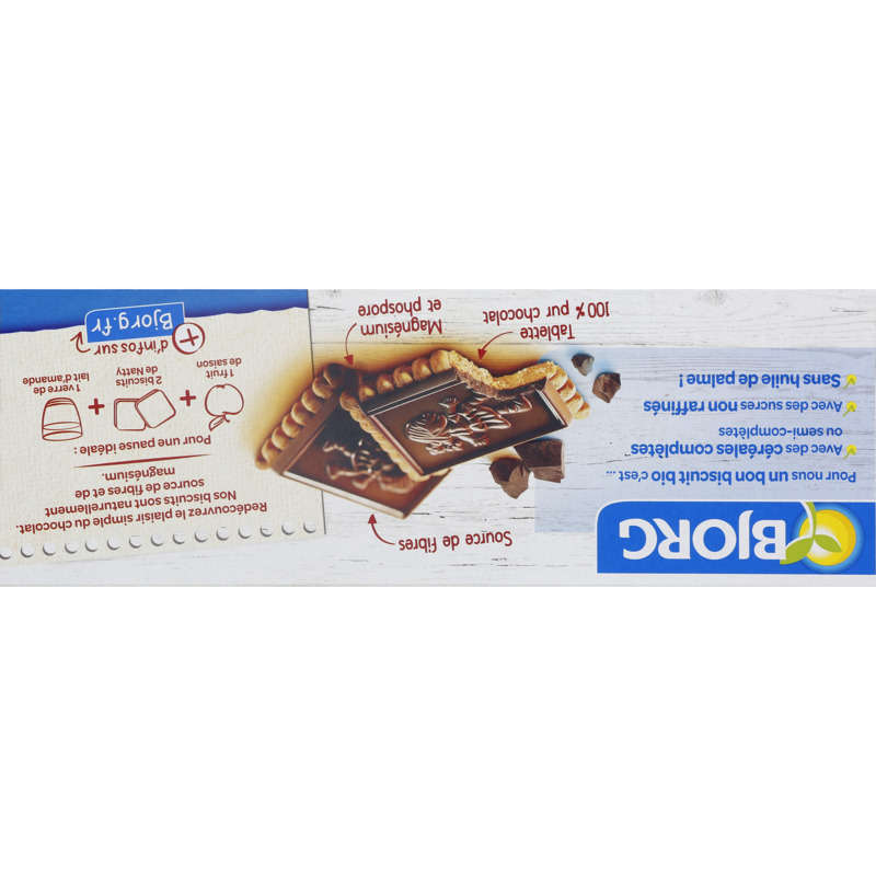 Bjorg Le Biscuit De Natty, Tablette 100% Pur Chocolat, Bio 150G