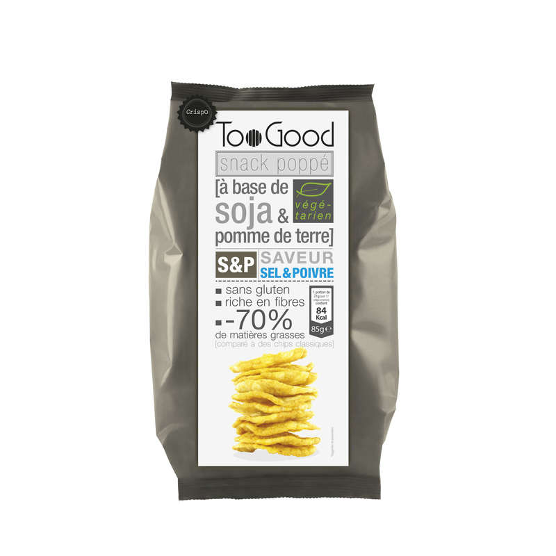 Toogood Snack poppé Sel et Poivre 85g