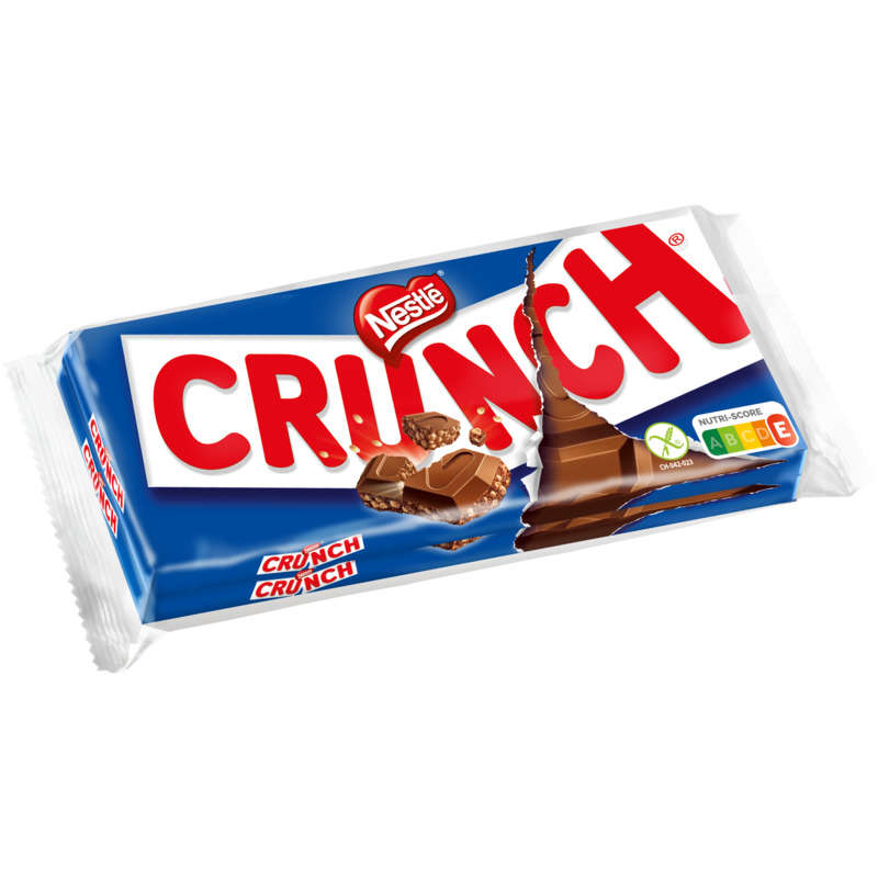 Crunch Milk Chocolate and Crunchy Cereal Bar 2X100G