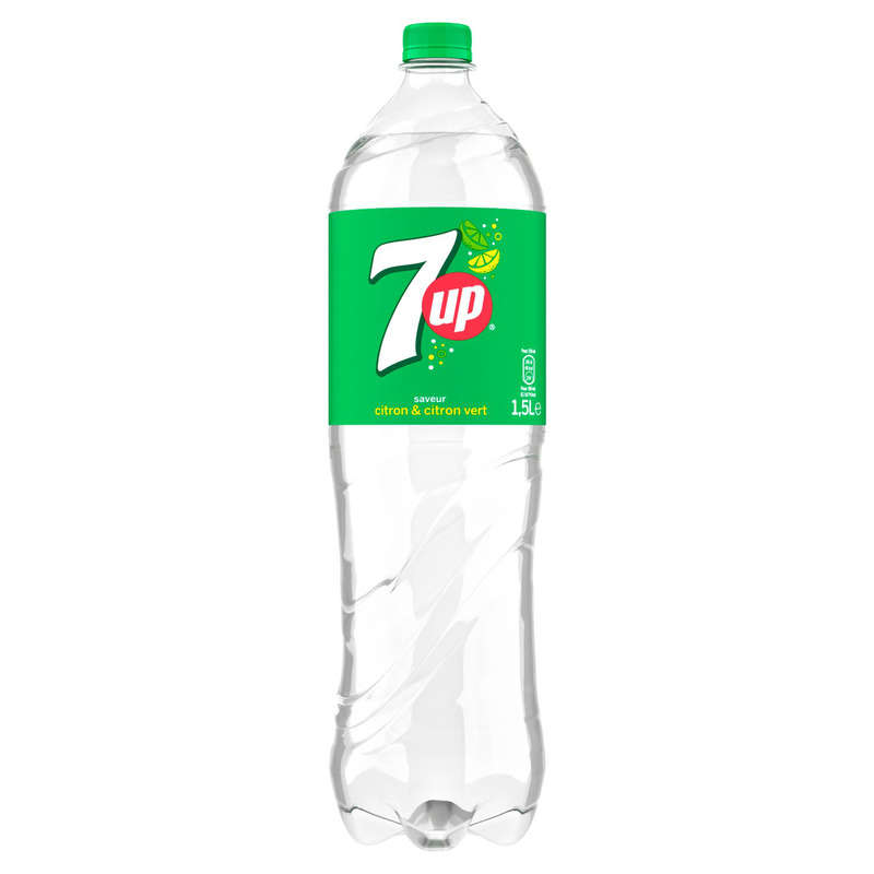 7UP Boisson Gazeuse au Citron la Bouteille de 1,5L