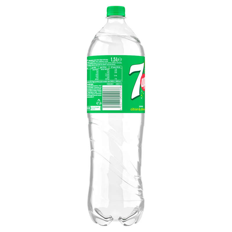 7UP Boisson Gazeuse au Citron la Bouteille de 1,5L