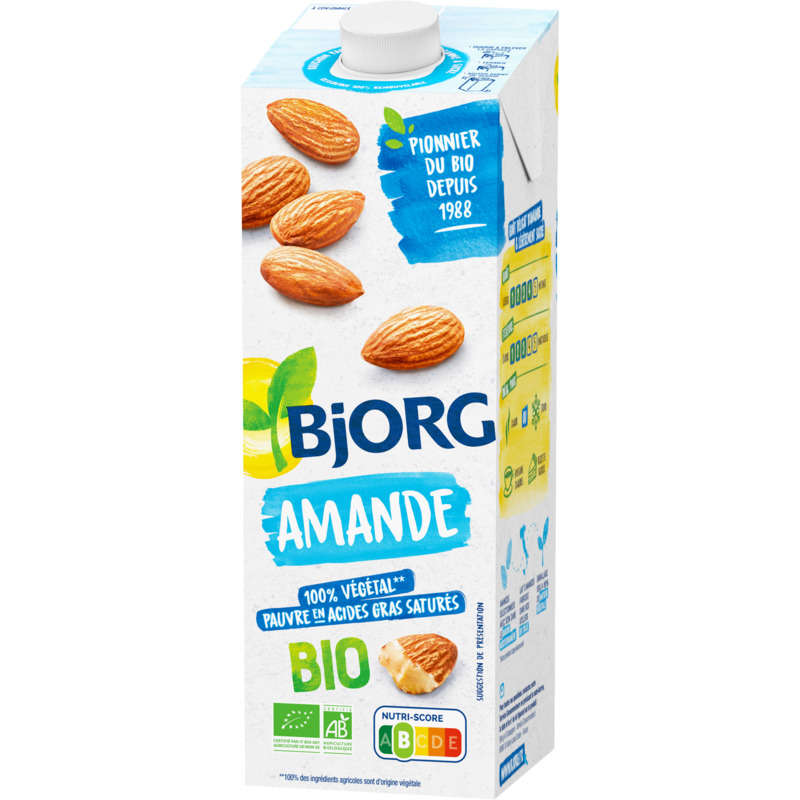 Bjorg Organic Almond Milk 1L