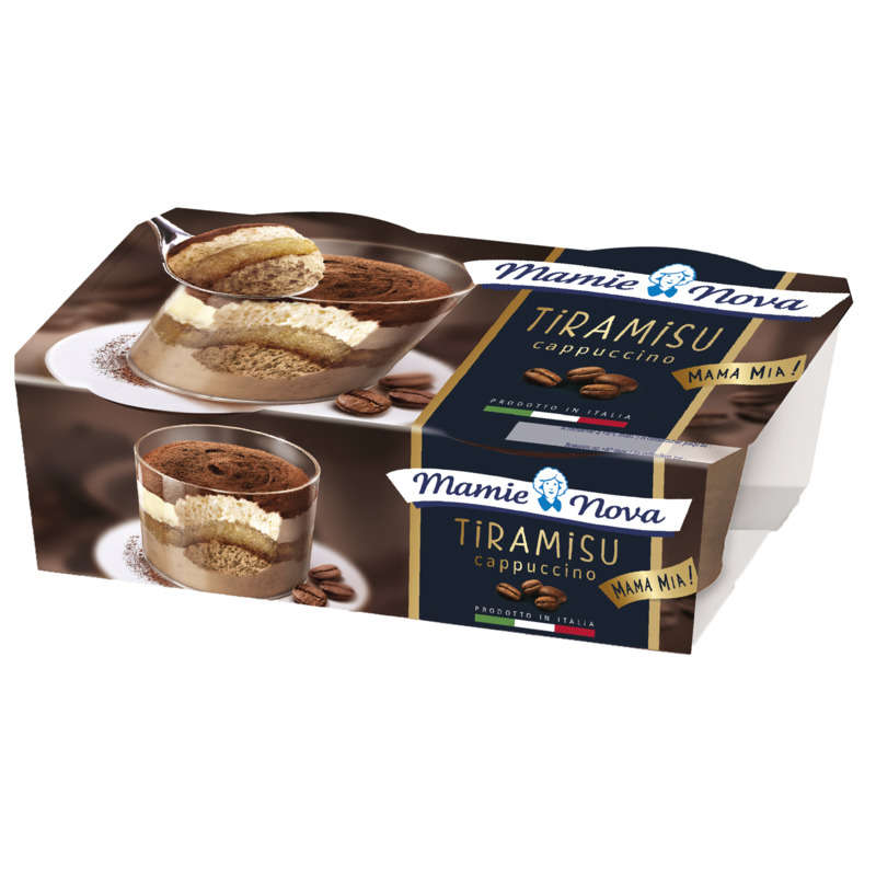 Mamie Nova Dessert Le Tiramisu Cappuccino 2X85G