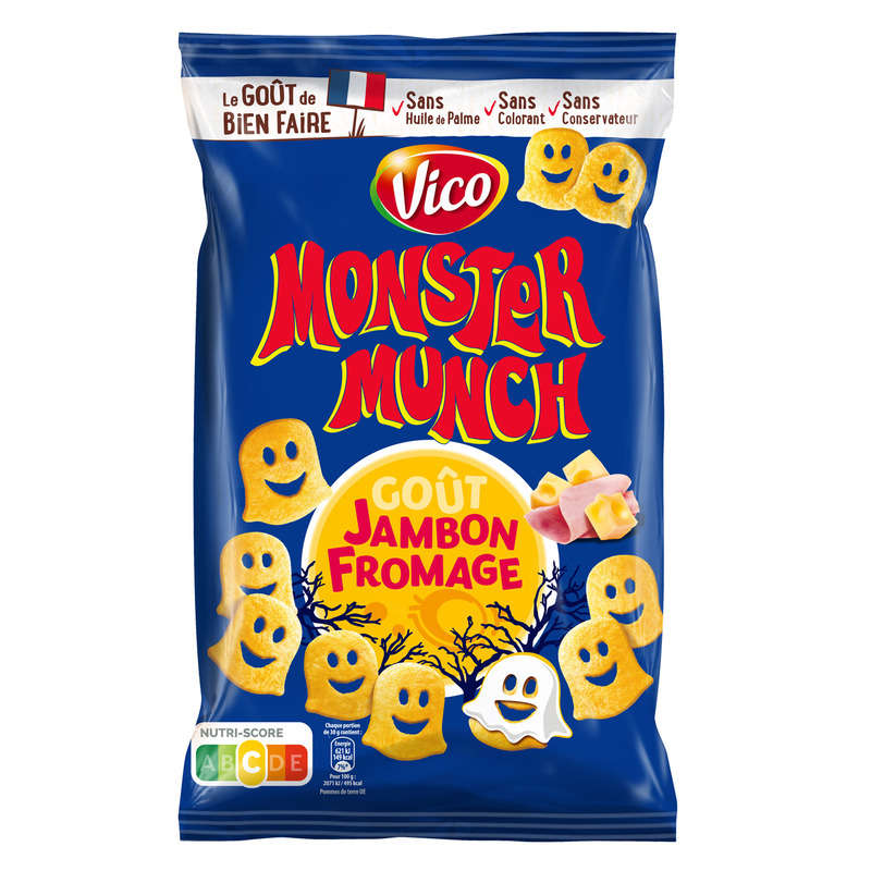 Monster Munch chips jambon/fromage 85g