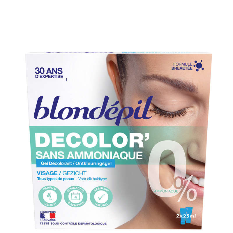 Blondépil Gel Décolorant 2X25Ml