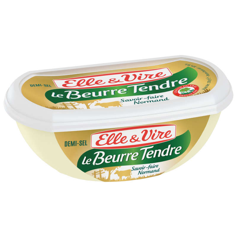 Elle&Vire Le Beurre tendre demi-sel 250g