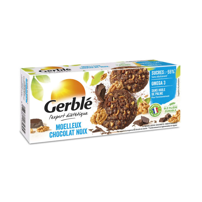 Gerblé MOELLEUX CHOCOLAT-NOIX 138 GR