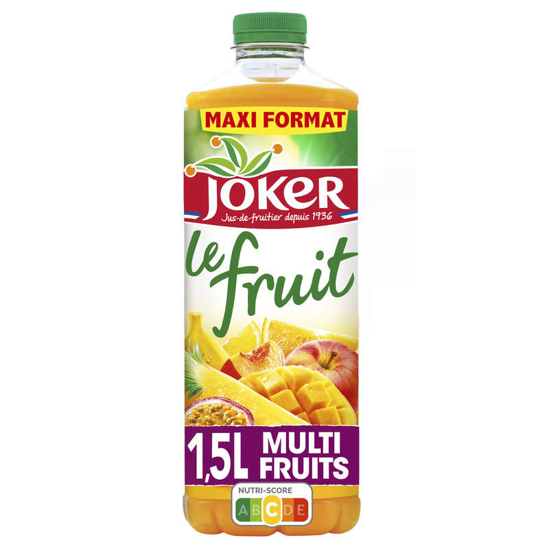 Joker jus multifruits la bouteille de 1,5L