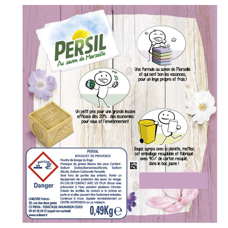 Persil Lessive Poudre Bouquet De Provence 7 Doses