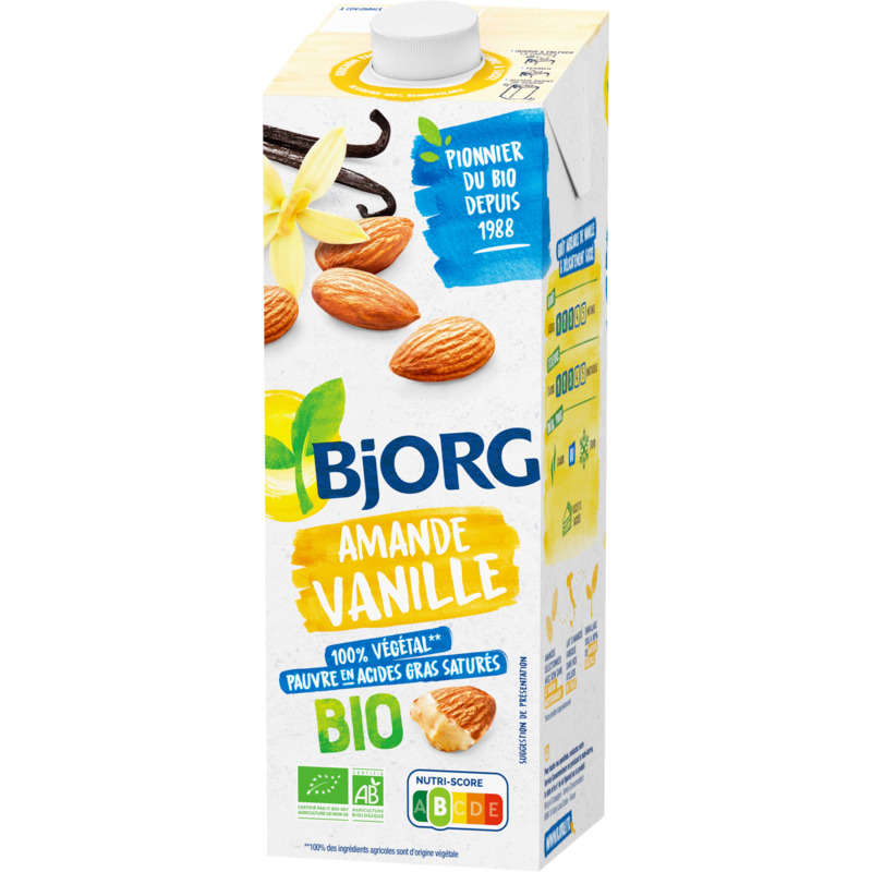 Bjorg Lait d'amande vanille bio 1L