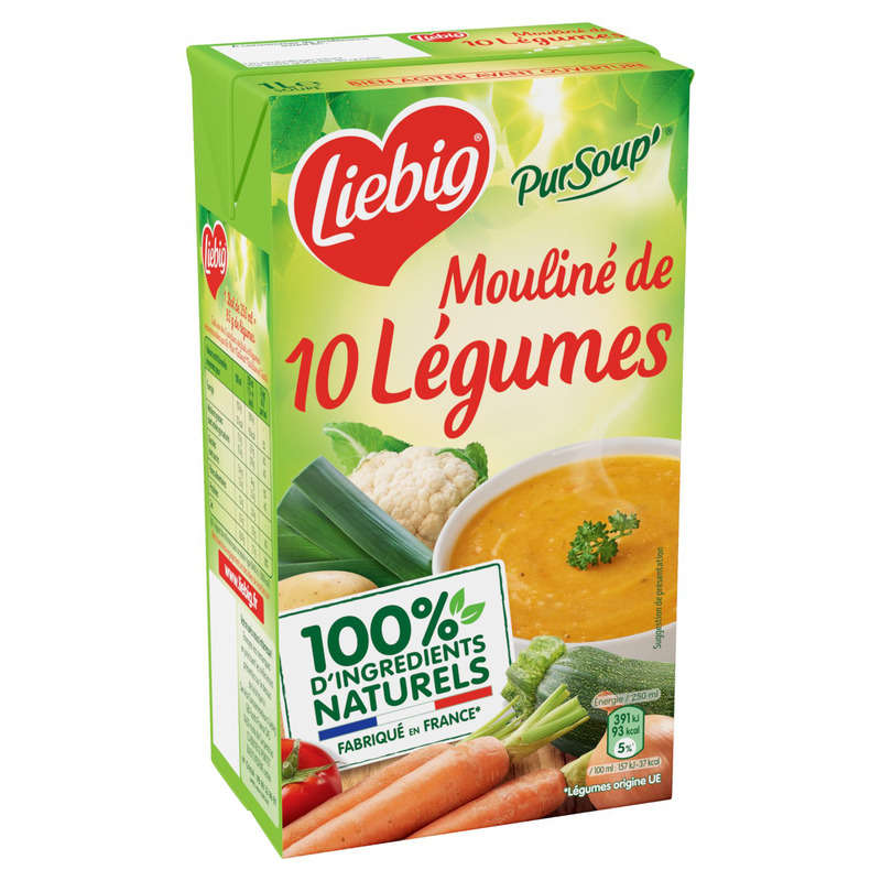 Liebig PurSoup' 10 vegetable puree 1L