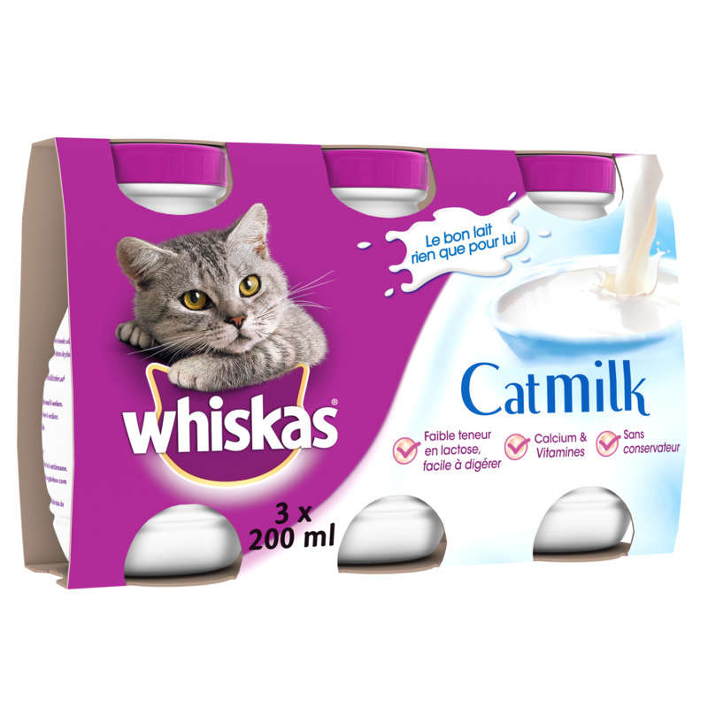 Whiskas Milk For Adult Cats And Kittens Over 6 Weeks 200Ml